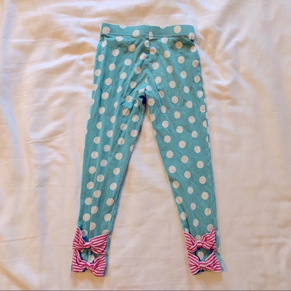 Matilda Jane pants aqua w/ polka dots size 6 - Picture 2 of 4